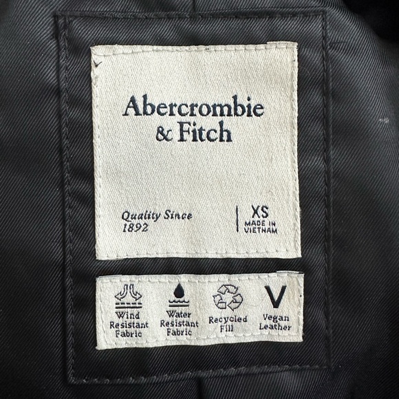 Abercrombie and Fitch Vegan Leather Jacket - Picture 2 of 3